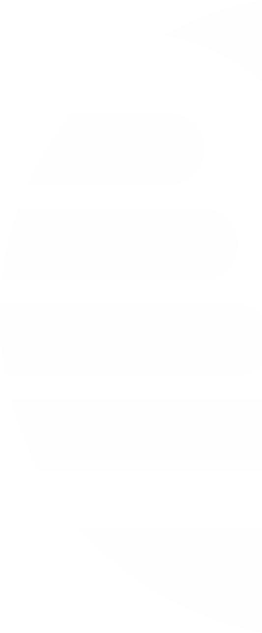 Abstract white background with curved shape elements and horizontal rounded bars.